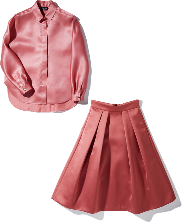 ローズシャツ＆スカート