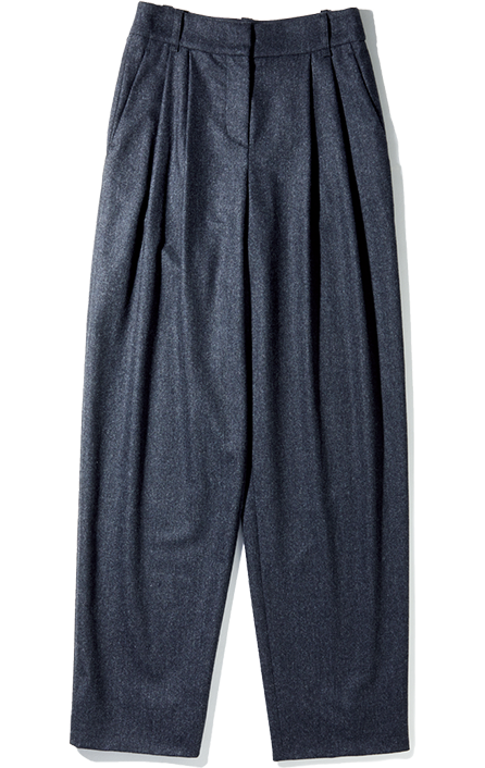 タックワイドパンツ